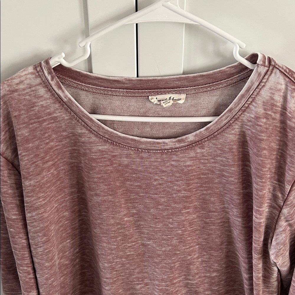 Women's Mauve Top Marshalls brand size large
